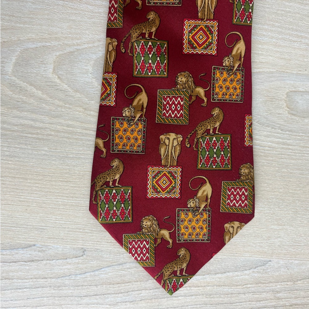 Salvatore Ferragamo Circus Animals Men’s Tie